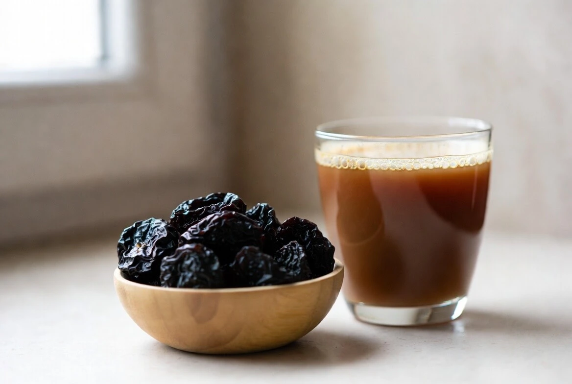 Dried prunes - one of the foods commonly studied for digestive support